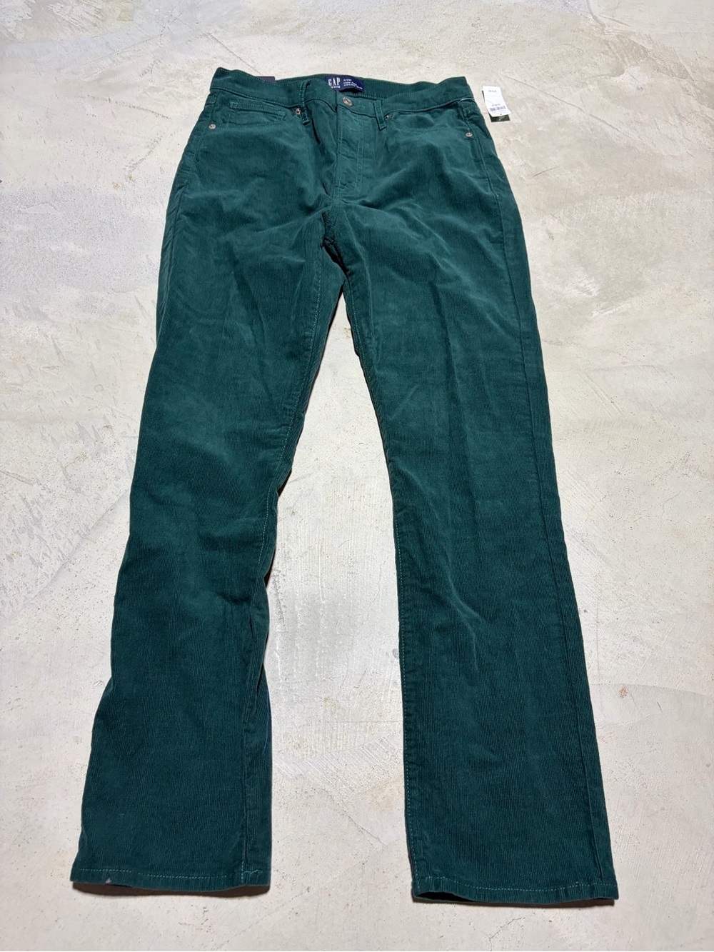GAP NWT high rise vintage slim Women's Forest Green Corduroy pants 8/29 MSRP$80